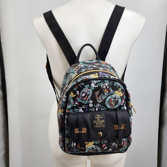 Disney The Nightmare Before Christmas Mini Backpack With Adjustable Straps - Picture 10 of 11